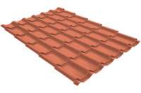 Металлочерепица классик Grand Line 0,5 Quarzit Cuprum Steel